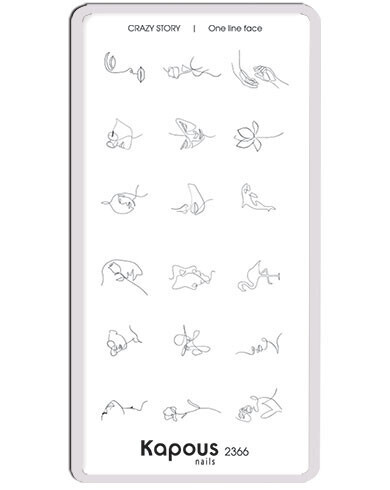 2366 One line face.    Crazy story